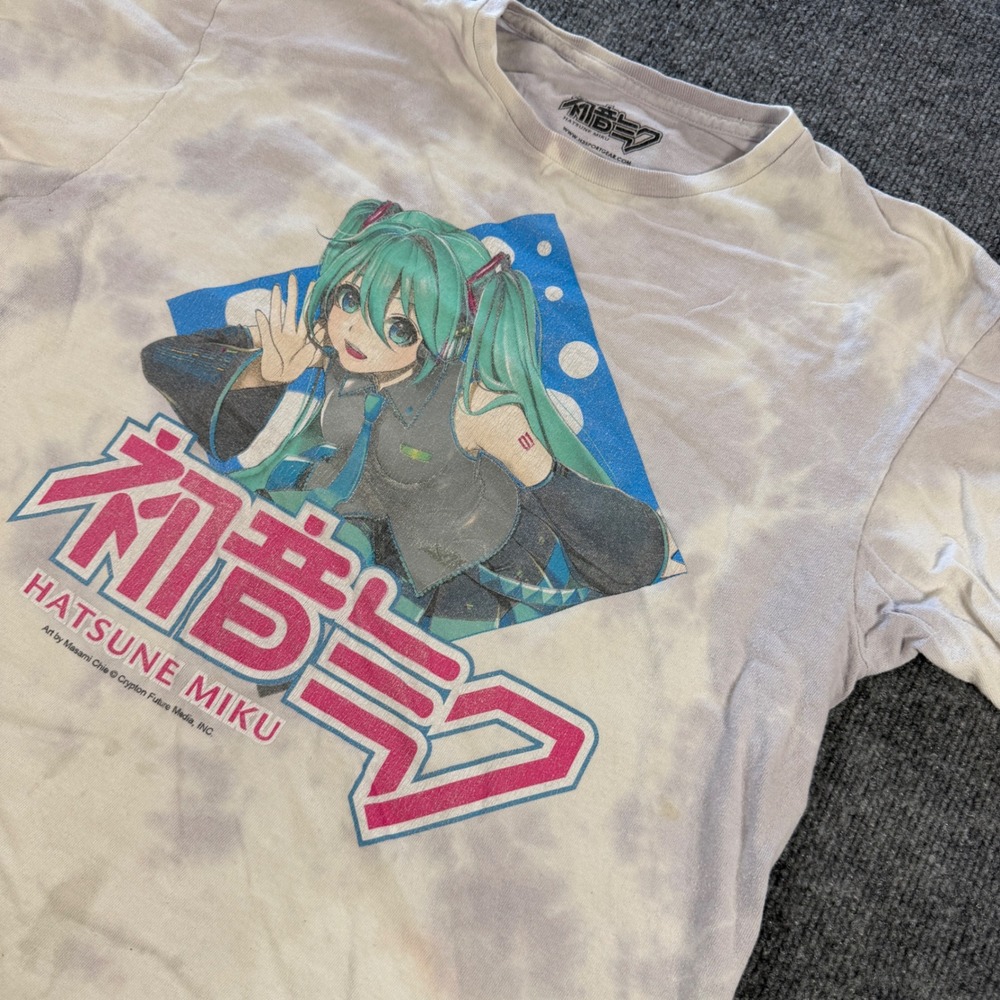 Hatsune Miku H3 Sportgear Tie Dye Graphic Cotton Tee Size M/L Animecore
